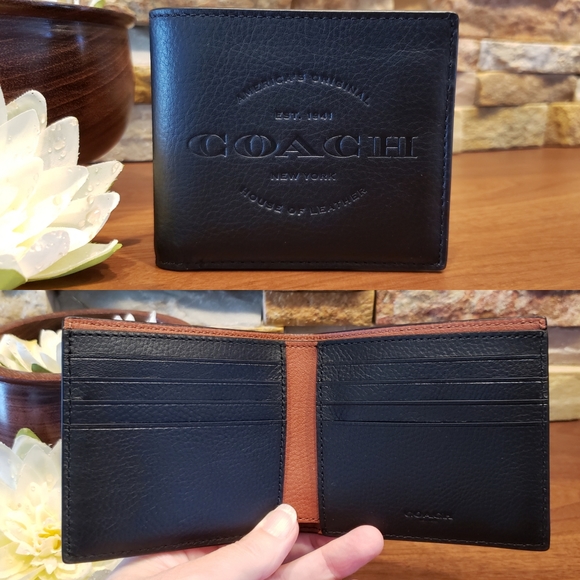 **SALE - Last One!** NEW Coach Calf Leather Wallet - Picture 2 of 6
